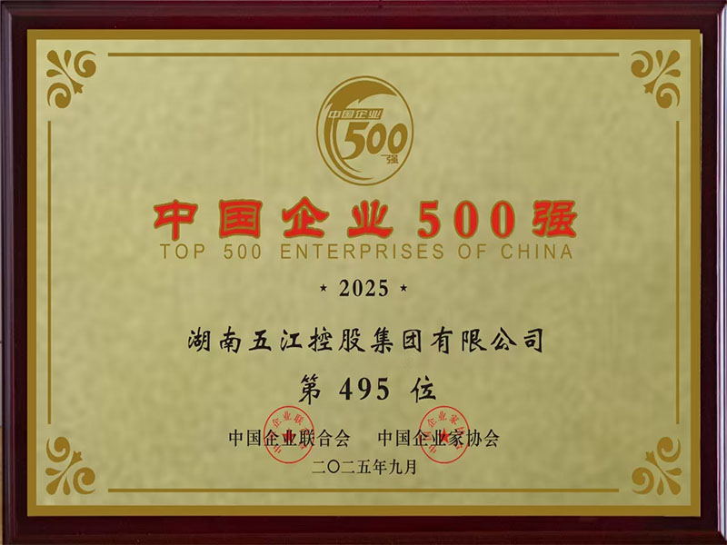 中國企業(yè)500強第495位（2025年）